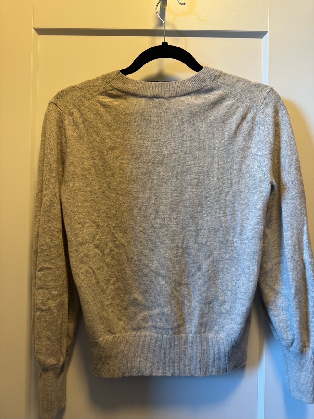 Everlane Cashmere Lantern Sweater - Light Gray size 6 - Picture 3 of 5